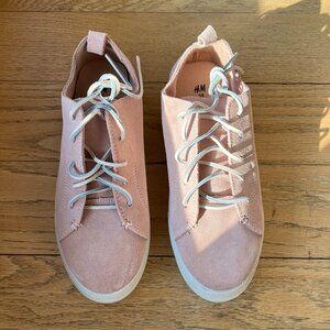 H&M Suede Leather Sneakers NWT, Size 39